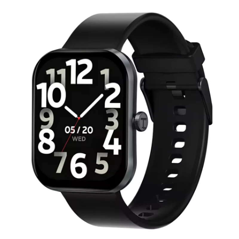 Haylou S6 2.01-inch HD Screen Voice Assistant IP68 Waterproof bluetooth Call Heart Rate Blood Pressure Blood Oxygen Monitor Sleep Monitoring SOS Emergency Call Multi-sport Modes Smart Watch