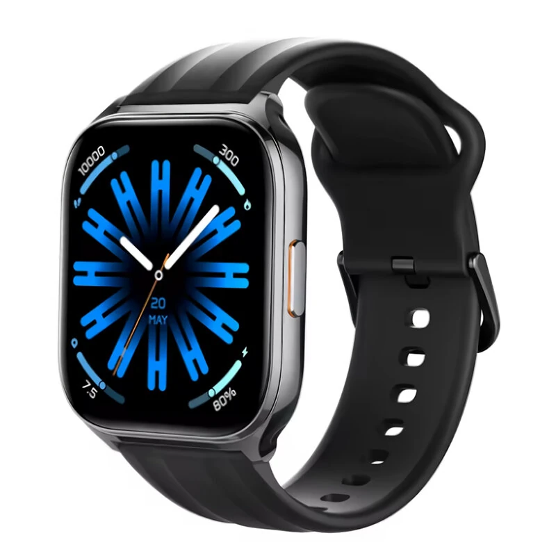 HAYLOU Watch 3 1.85-inch AMOLED Display 45 Days Standby 1ATM Waterproof AI Voice Assistant bluetooth Call Heart Rate Blood Oxygen Monitor Sleep Monitoring Breathing Training Multi-sport Modes Smart Watch