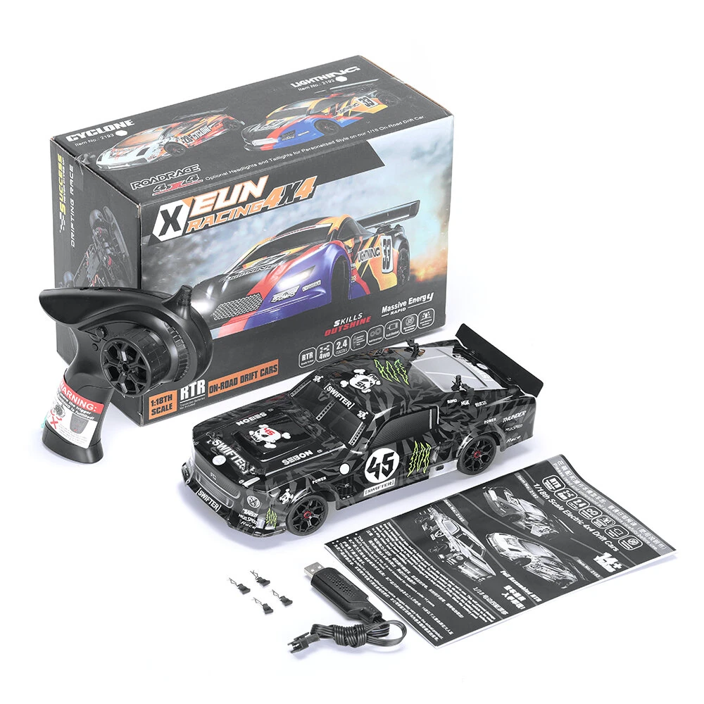 HBX 2195 1/18 2.4G 4WD RC Car Drift RTR Vehicle Models Full Propotional Control — view 10