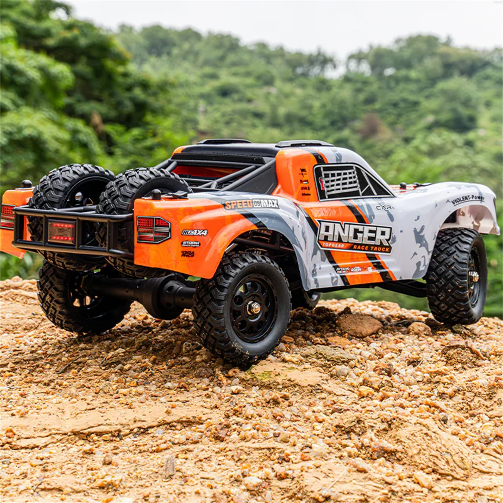 HBX 3100A V3 RTR UDR 1/16 2.4G 4WD 60km/h Brushless SCT RC Car Short Course Off-Road Desert Truck Gyro High Speed Vehicles Models LED Light Toys Rear Straight Axle Oil Filled Shock — view 6