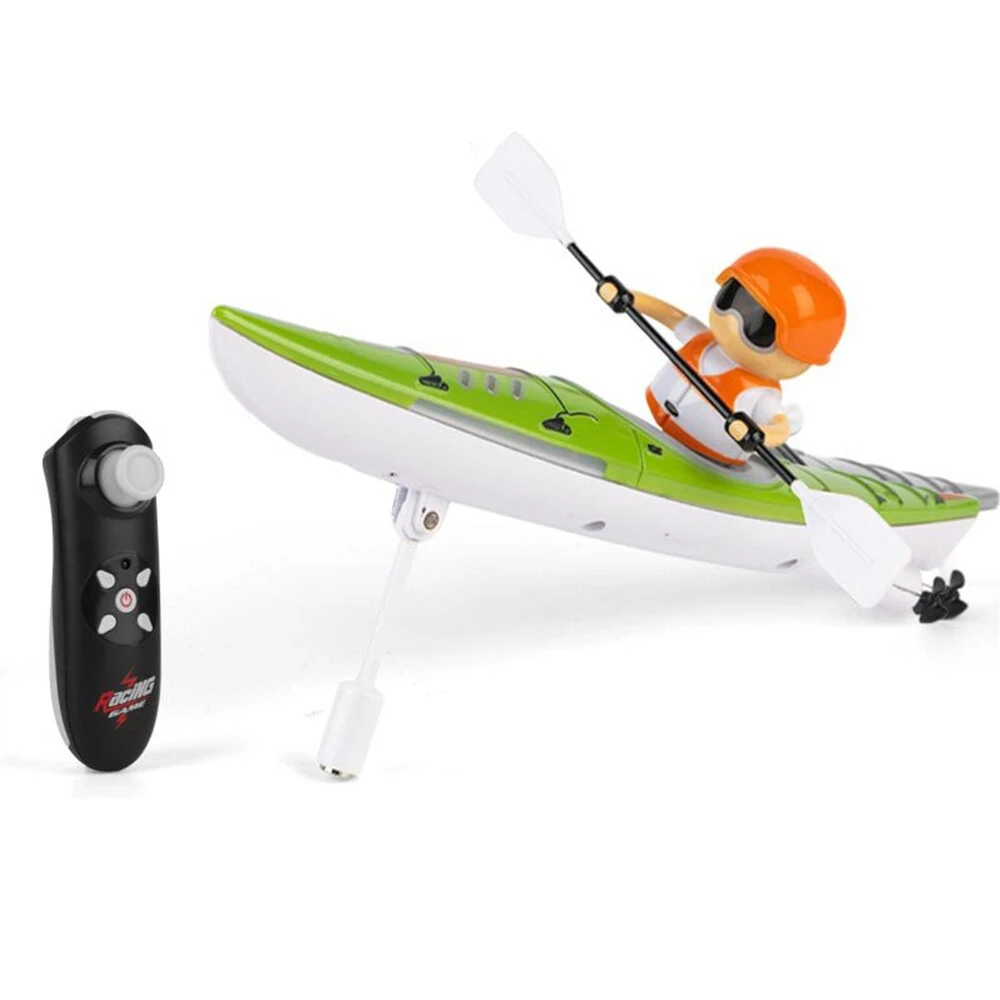 HC 810 RTR 2.4G RC Boat Colorful Paddle Remote Control Rowing LED Lights 360 Driving Dual Modes Waterproof Ship Underwater Balance Vehicles Models Toys — view 3