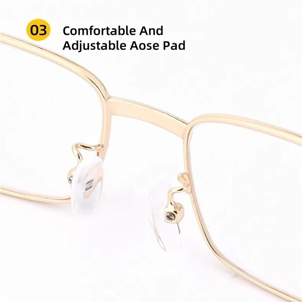 HD Anti-glare Reading Glasses for Men Women Scratch-resistant Comfy Crystal Presbyopia Glasses — view 5