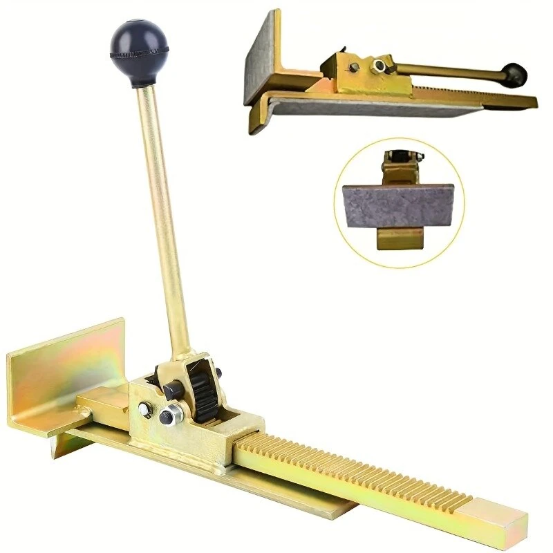 Heavy Duty Pull Bar Professional Flooring Tool Adjustable Handle 14 Inch Ratchet System for Laminate Hardwood Engineered Wood Installation High Strength Metal Construction — view 3
