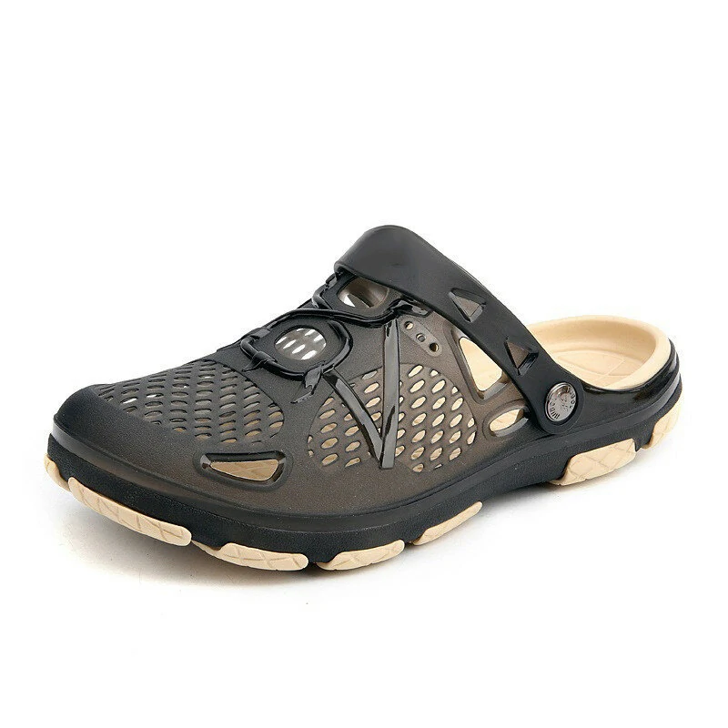 HEMU Men's Slippers Non-Slip Quick Drying Breathable Waterproof Deodorant Fashion Sports Casual Sandals — view 5