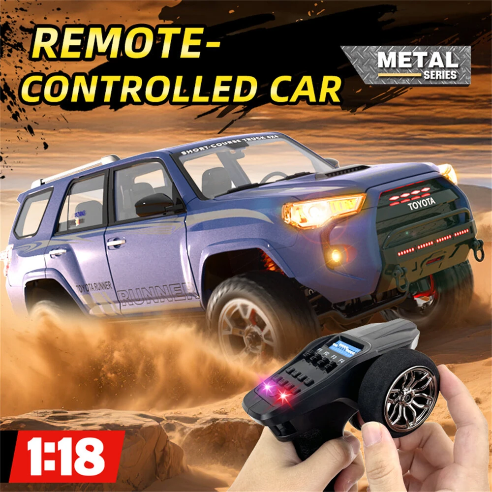 HG TRASPED HG4-209 RTR 1/18 2.4G 4WD RC Car for TOYOTA 4RUNNER Simulated Sound Exhaust System LED Light Vehicles Models Toys — view 3