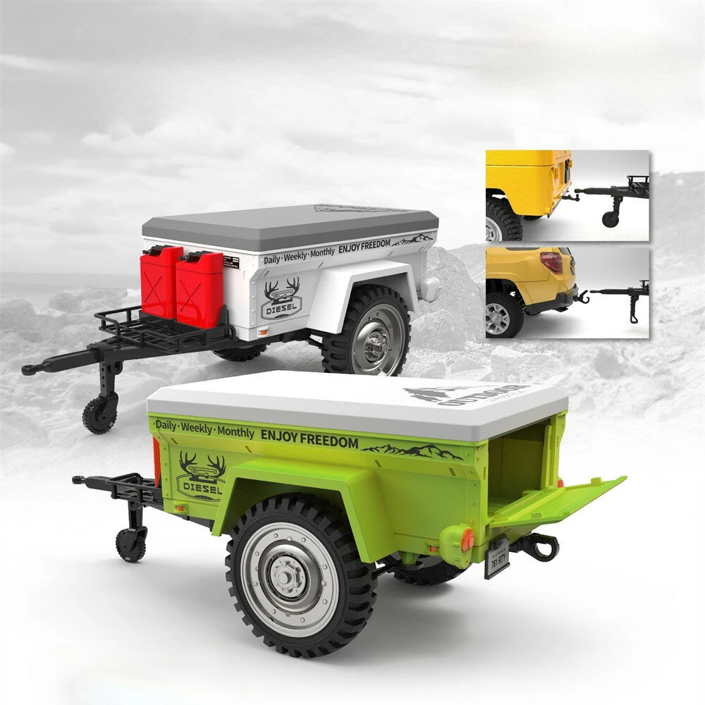 HG TRASPED HG4-54 Trailer Accessories for SUZUKI JIMNY HG4-53 1/16 RC Cars Vehicles Models Parts — view 3