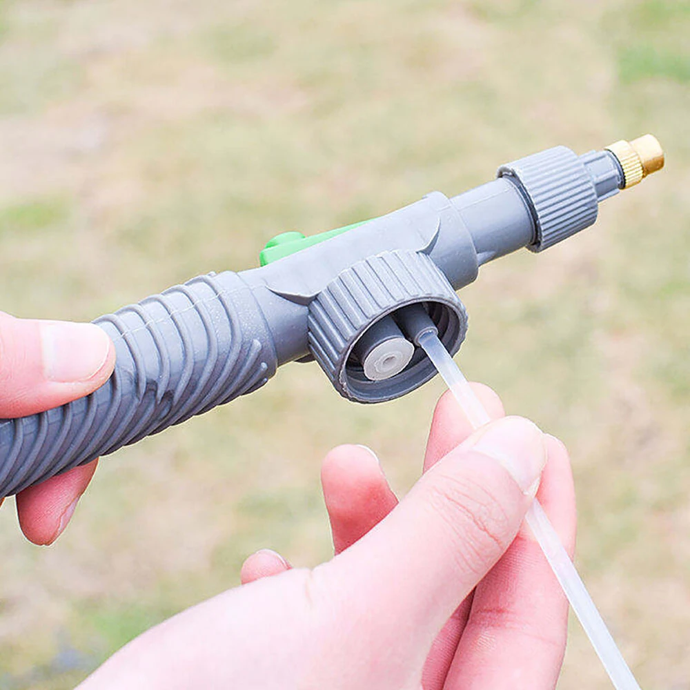 High Pressure Air Pump Manual Sprayer Adjustable Drink Bottle Spray Head Nozzle Garden Watering Tool Sprayer Agriculture Tools — view 8