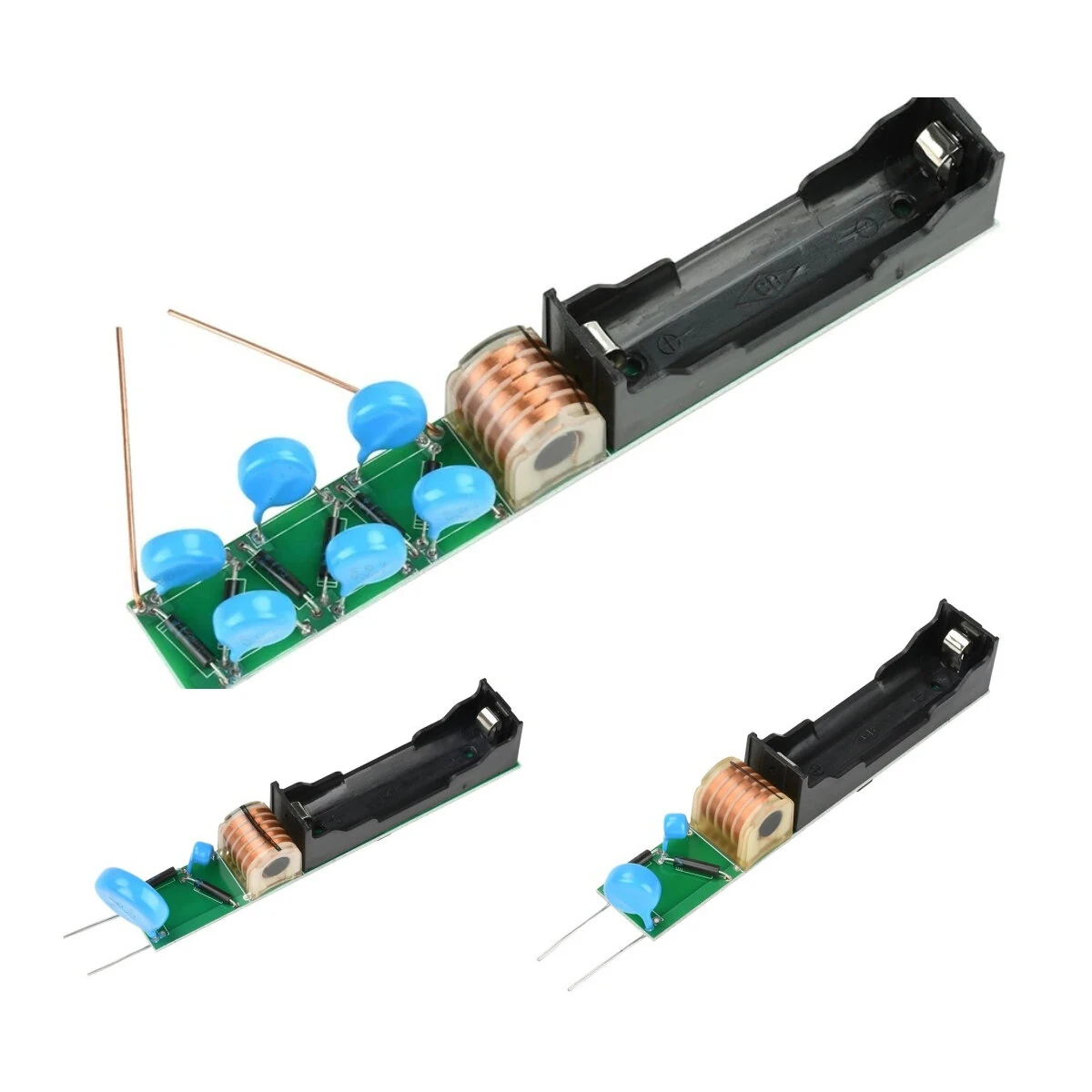 High Voltage Module 20KV 40KV Adjustable Output Compact Design Lithium Battery Powered Boost Coil Powerful Pulse Discharge Suitable for Experimental Equipment and High Power Applications — Pricio