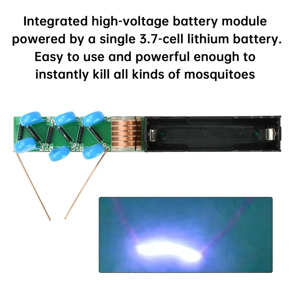 High Voltage Module 20KV 40KV Adjustable Output Compact Design Lithium Battery Powered Boost Coil Powerful Pulse Discharge Suitable for Experimental Equipment and High Power Applications — view 6