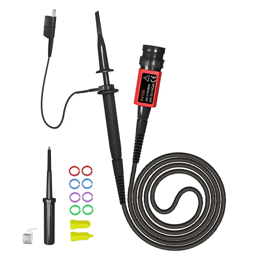 High Voltage Oscilloscope Probe P4100 Universal Compatibility 100 Megaohms Resistance 6 pF Capacitance Maximum Operating Voltage 1000V DC + ACPP — view 2