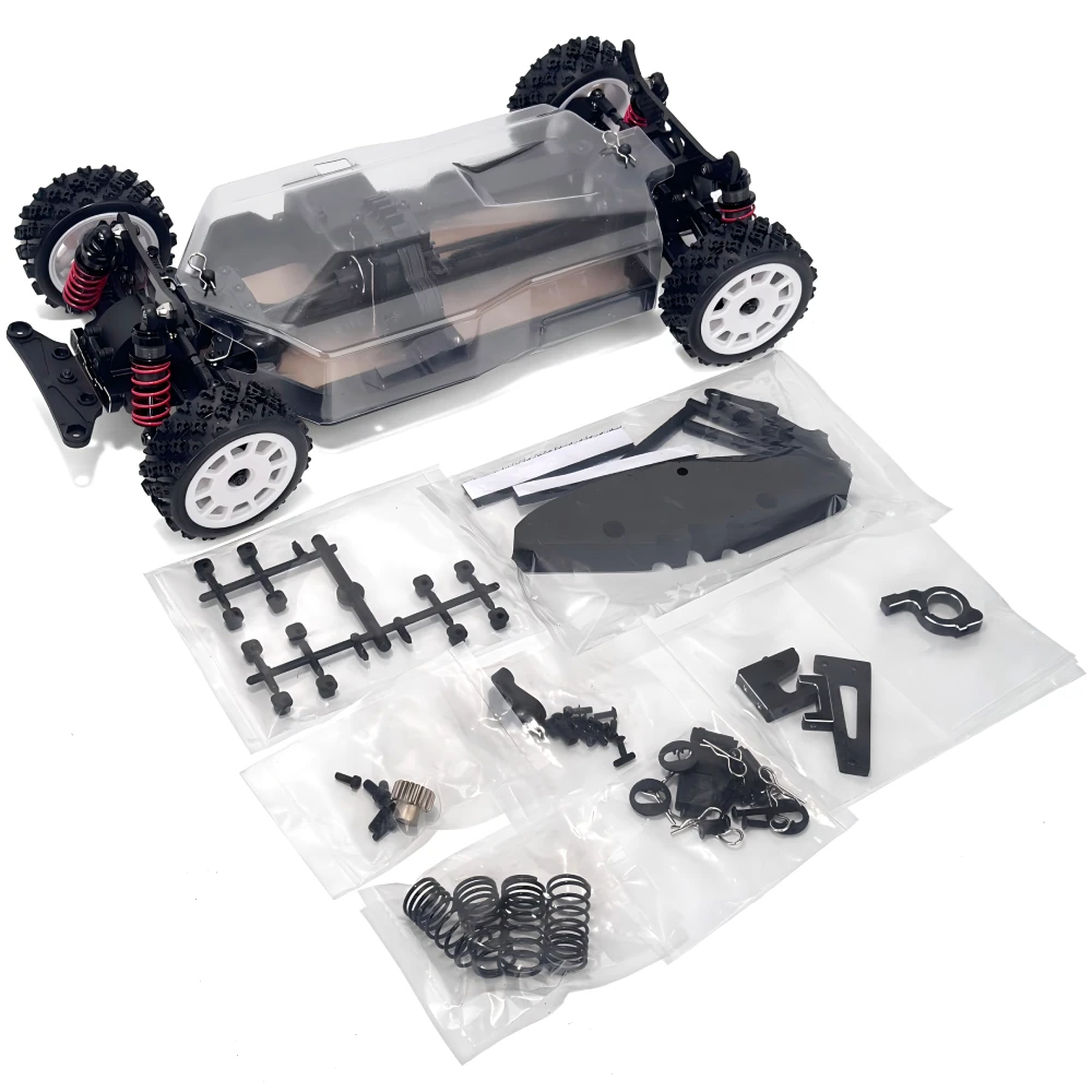 HNR H9804 FOXHOUND Rally H9806 SATURN Off-Road 1/10 RC Car Frame Version Transparent Body Shell without Electronic Parts Vehicles Models Toys