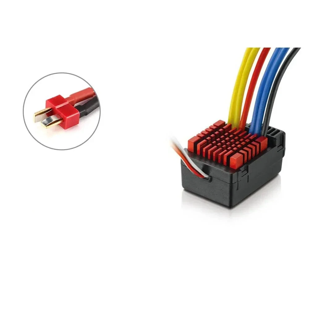 Hobbywing QuicRun 1625 25A WP1060 60A 1080 0880 80A Waterproof Brushed ESC RTR for 1/8 1/10 1/16 1/18 RC Car Truck Crawler — view 10