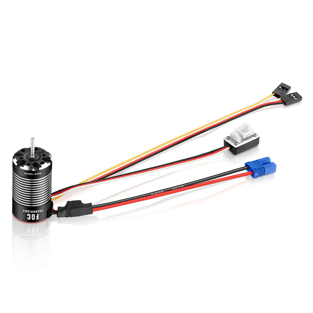 Hobbywing QuicRun Fusion Mini16 Motor ESC 2-in-1 FOC System Brushless Sensored 30A 3000KV for 1/16 1/18 RC Rock Crawler Climbing Truck Car Vehicles Models Parts — view 3