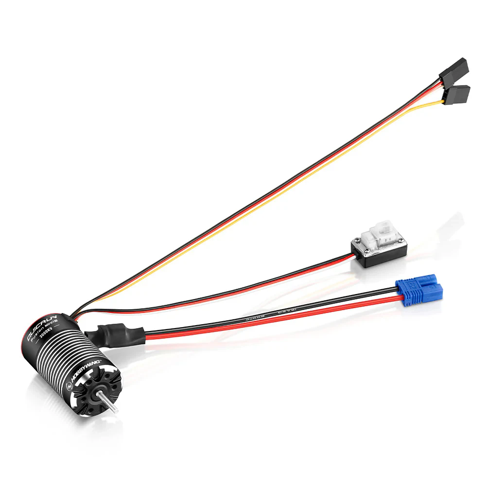 Hobbywing QuicRun Fusion Mini16 Motor ESC 2-in-1 FOC System Brushless Sensored 30A 3000KV for 1/16 1/18 RC Rock Crawler Climbing Truck Car Vehicles Models Parts — view 4