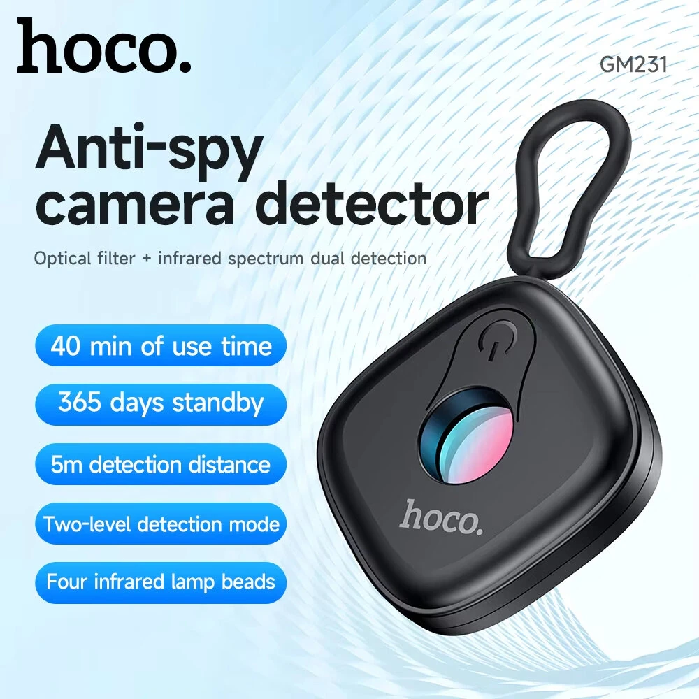 HOCO Full Range Camera Hidden Finder Anti-spys Bug Listening Device GPS Tracker Wireless Signal Scanner For Home Office Travel — view 2