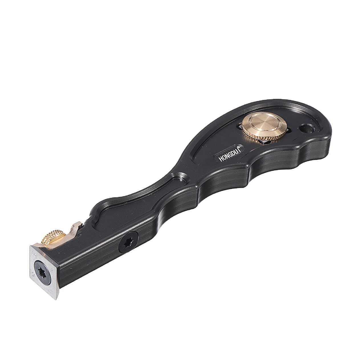 HONGDUI 2 In 1 Mini Wood Carbide Insert Scraper Glue Scraper Removal Aluminum Alloy Handle Woodworking Tool — view 10