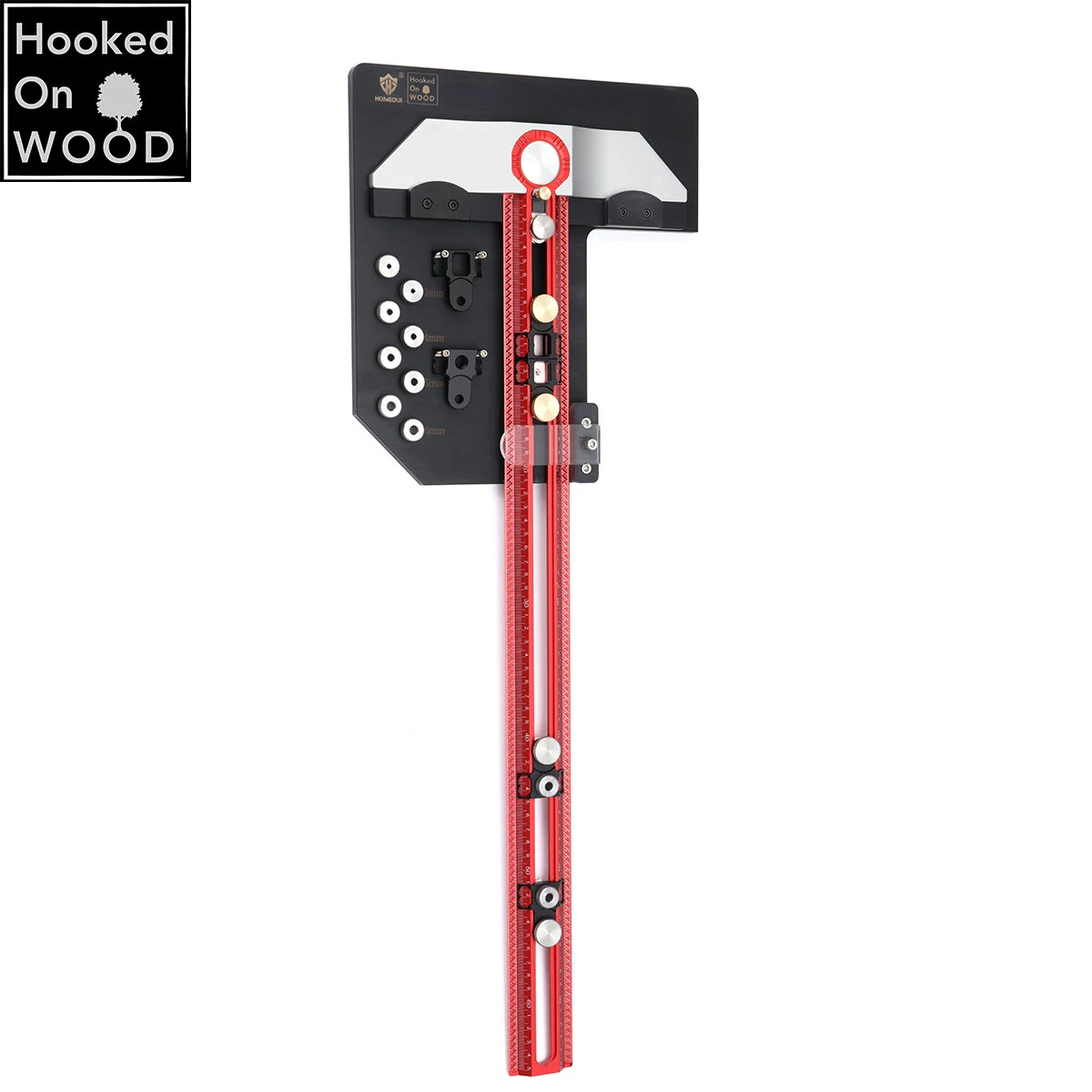 HONGDUI Ruler Stand For Hooked On Wood MT-2465 PRO Scriber Sturdy Acrylic/Bakelite Wall-mounted For Easy Storage — view 5