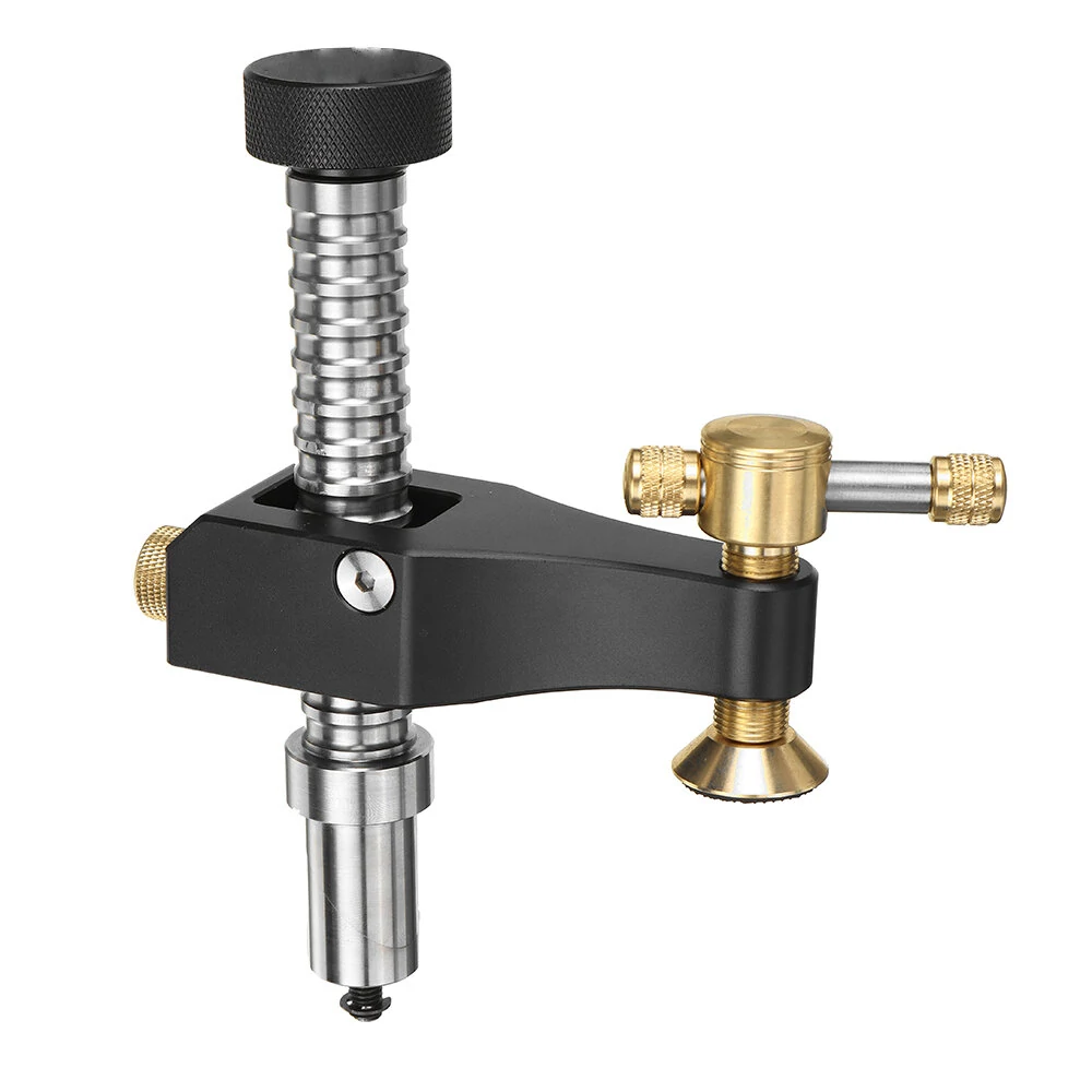 HONGDUI SC-14 Woodworking Desktop Surface Fixing Clamp Aluminum Alloy Table Hold Down Clamp DIY Fixing Clip Practical for 19/20mm Hole — view 4