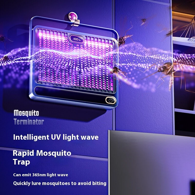 Household Indoor Electric Mosquito Repellent Lamp Outdoor Rechargeable Can Be Hung To Attract Flies Mosquito Repellent Lamp — view 4