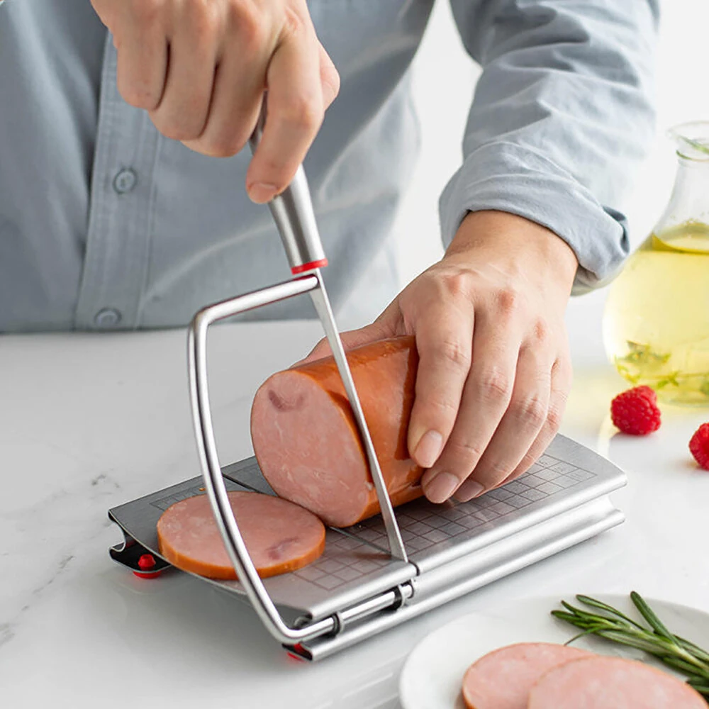Household Kitchen Tools Stainless Steel Cheese Slicer Wire Cutters