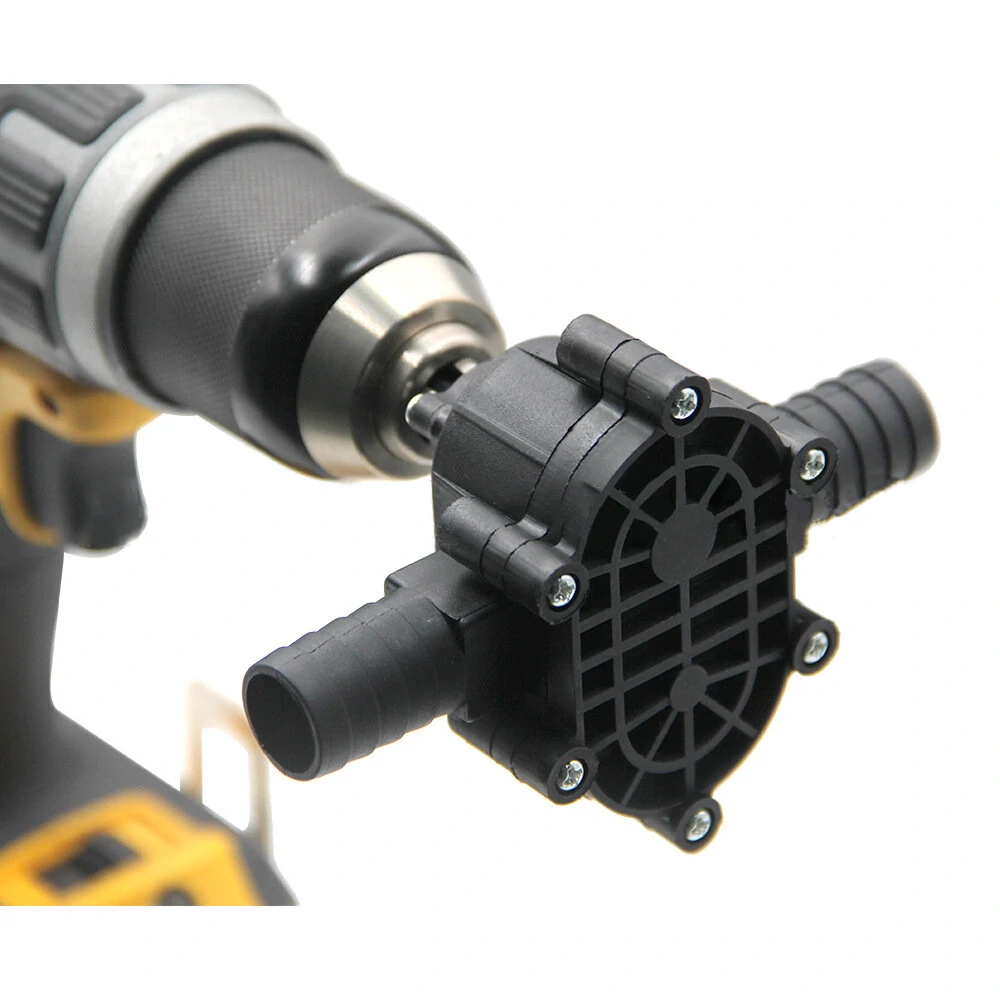 Household Portable Electric Drill Pump Oil Fluid Water Pump Mini Hand Self-priming Liquid Transfer Pumps — view 4