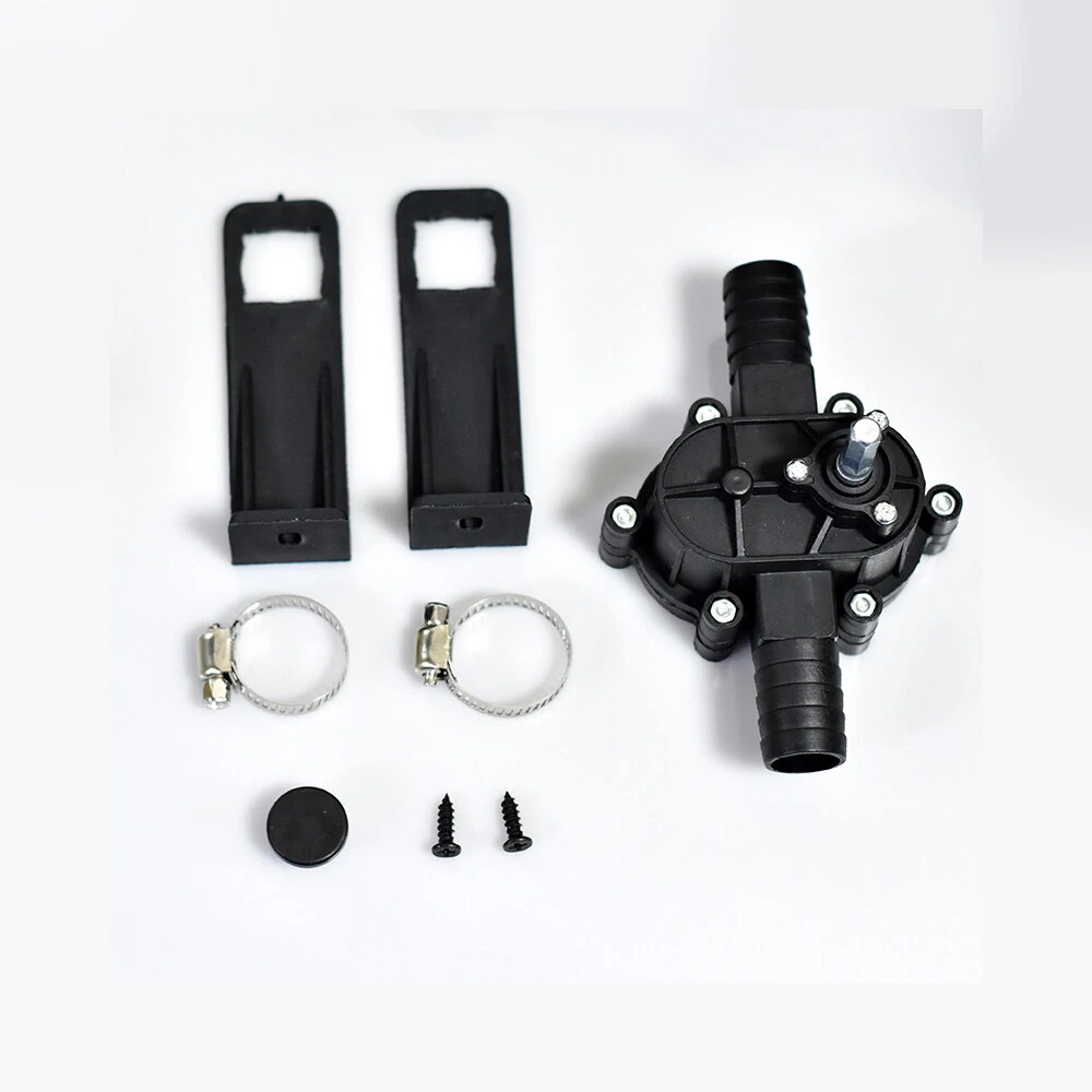 Household Portable Electric Drill Pump Oil Fluid Water Pump Mini Hand Self-priming Liquid Transfer Pumps — view 7