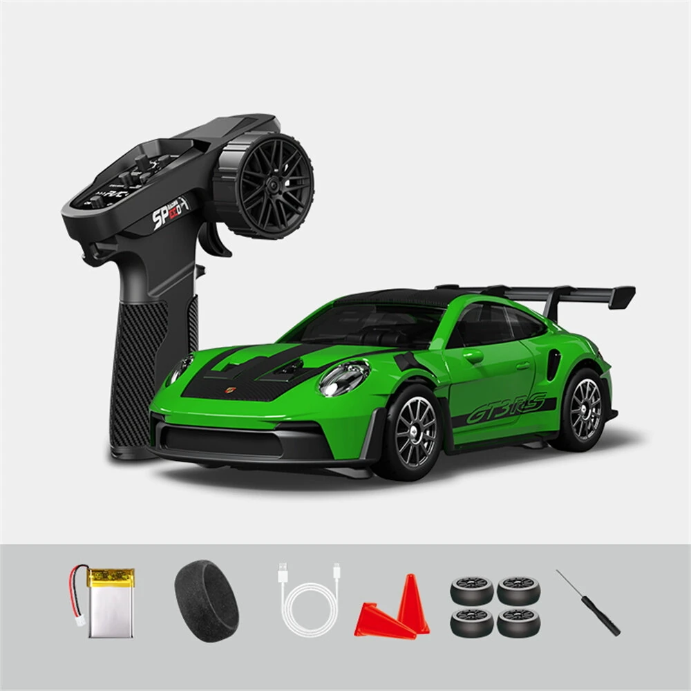 Hstar D43-01 RTR 1/43 2.4G 4WD Drift RC Car Gyro Mini Full Proportional Alloy Body Shell LED Light Remote Control High-Speed Motor On-Road Racing Vehicle Model Boys Gifts Toys — view 10