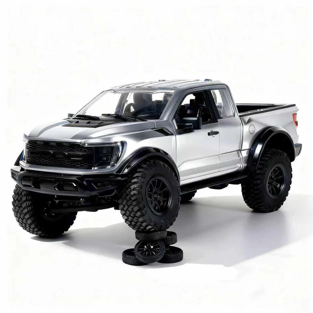 Hstar R12-01Q F150 RTR 1/12 2.4G 4WD RC Car Full Proportional Two Speed Rock Crawler Off-Road Truck Remote Control LED Light Metal Drive Shaft Gear Vehicles Models Toys — view 3