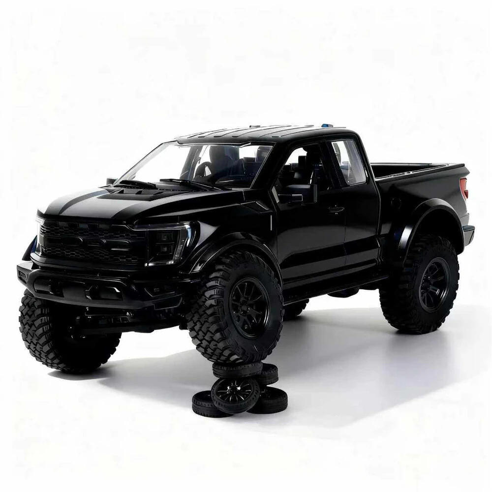 Hstar R12-01Q F150 RTR 1/12 2.4G 4WD RC Car Full Proportional Two Speed Rock Crawler Off-Road Truck Remote Control LED Light Metal Drive Shaft Gear Vehicles Models Toys — view 5