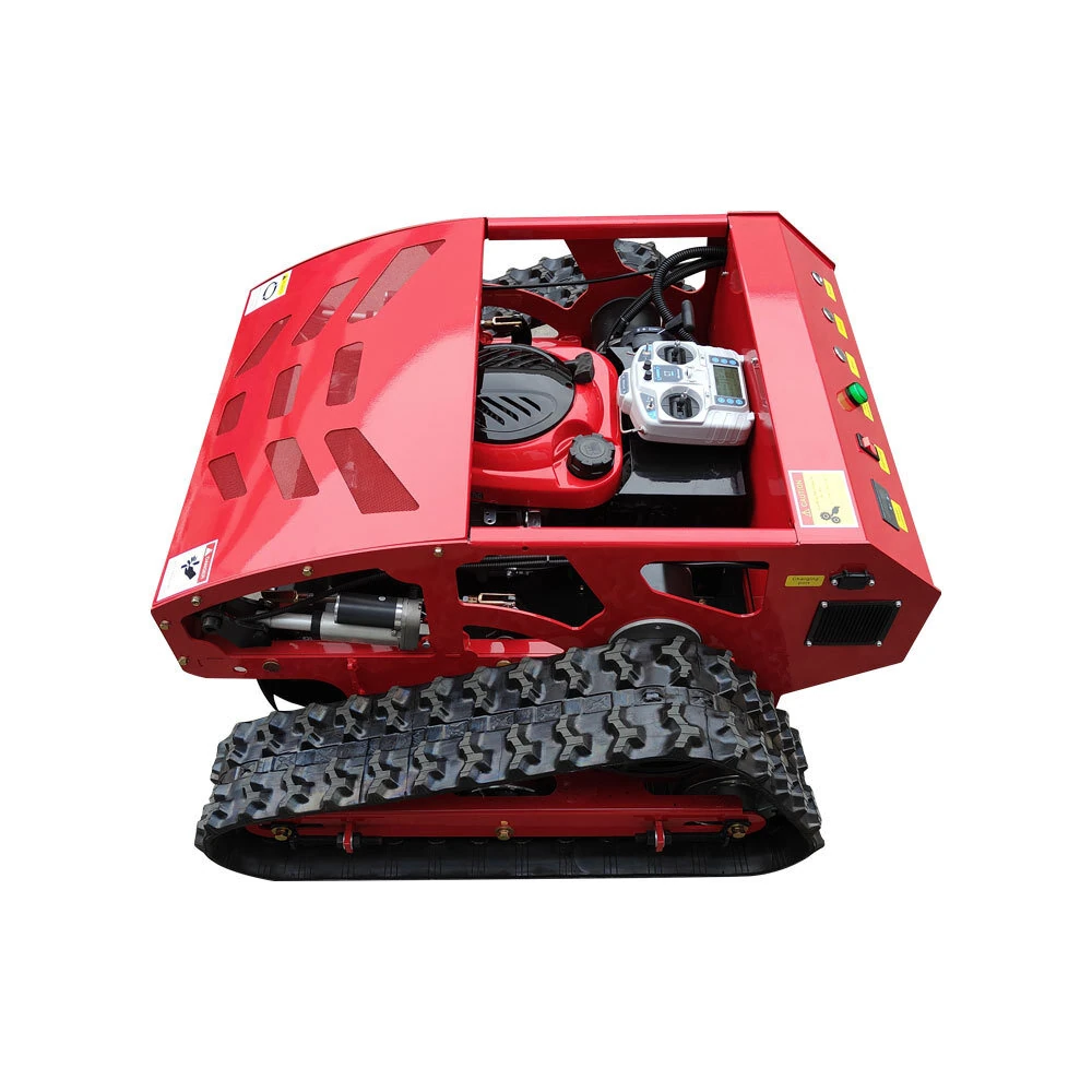 HT550A Remote Control Lawn Mower 550mm Cutting Width Adjustable Height 4-Stroke Engine Up to 45 Degree Slope All Terrain Tracked Mower — view 3