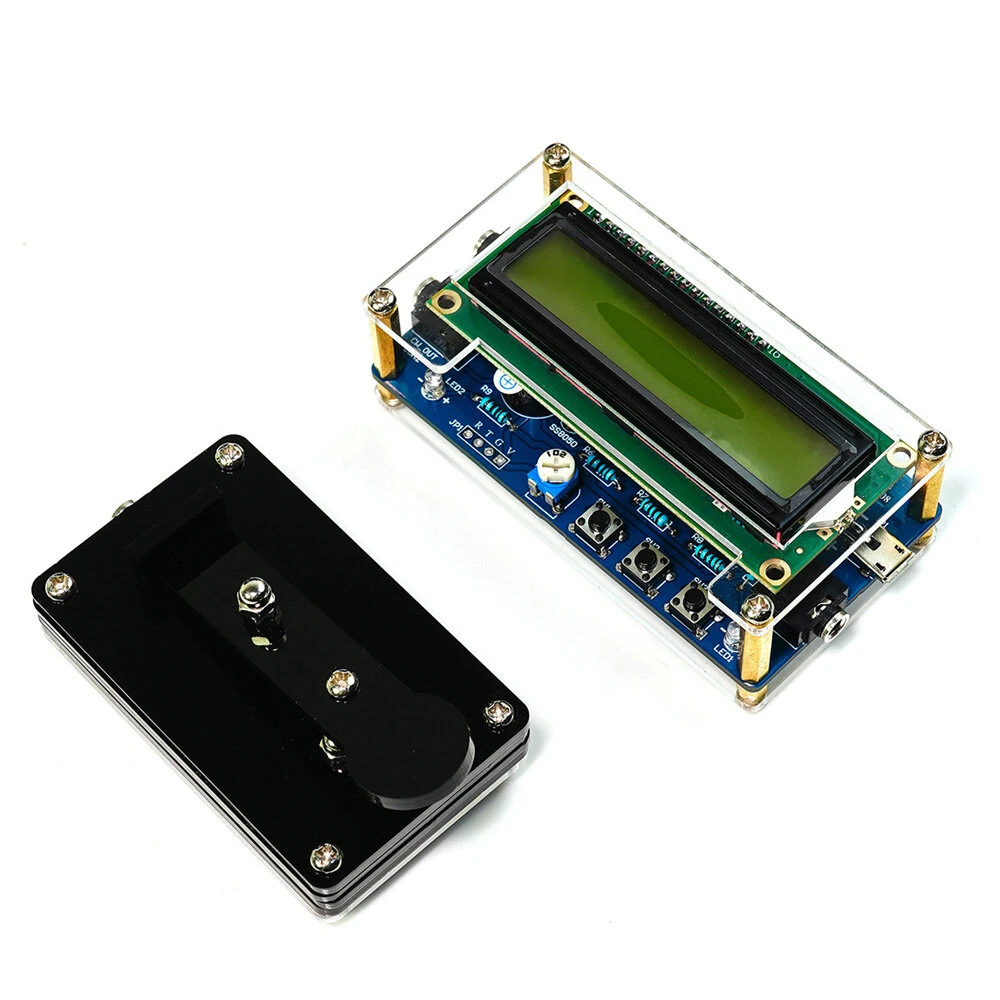 HU-069B CW Morse Code Decoder USB 5V Power Supply Adjustable Speed Audio Frequency Input External CW Key Buzzer Sound Radio Communication Kit — view 4