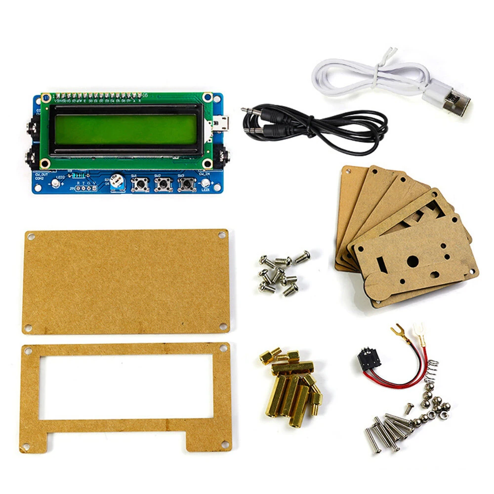 HU-069B CW Morse Code Decoder USB 5V Power Supply Adjustable Speed Audio Frequency Input External CW Key Buzzer Sound Radio Communication Kit — view 6