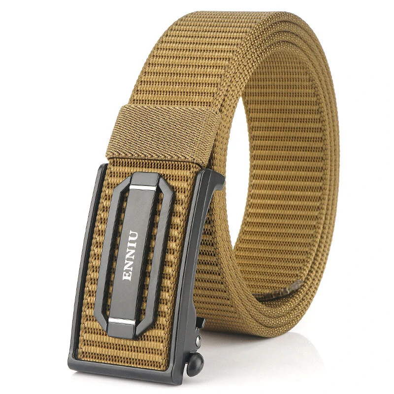 Hunting Tactical Belt Military Fishing Hiking Training Adjustable Automatic Buckle Casual Paintball Belts for Outdoors — view 6