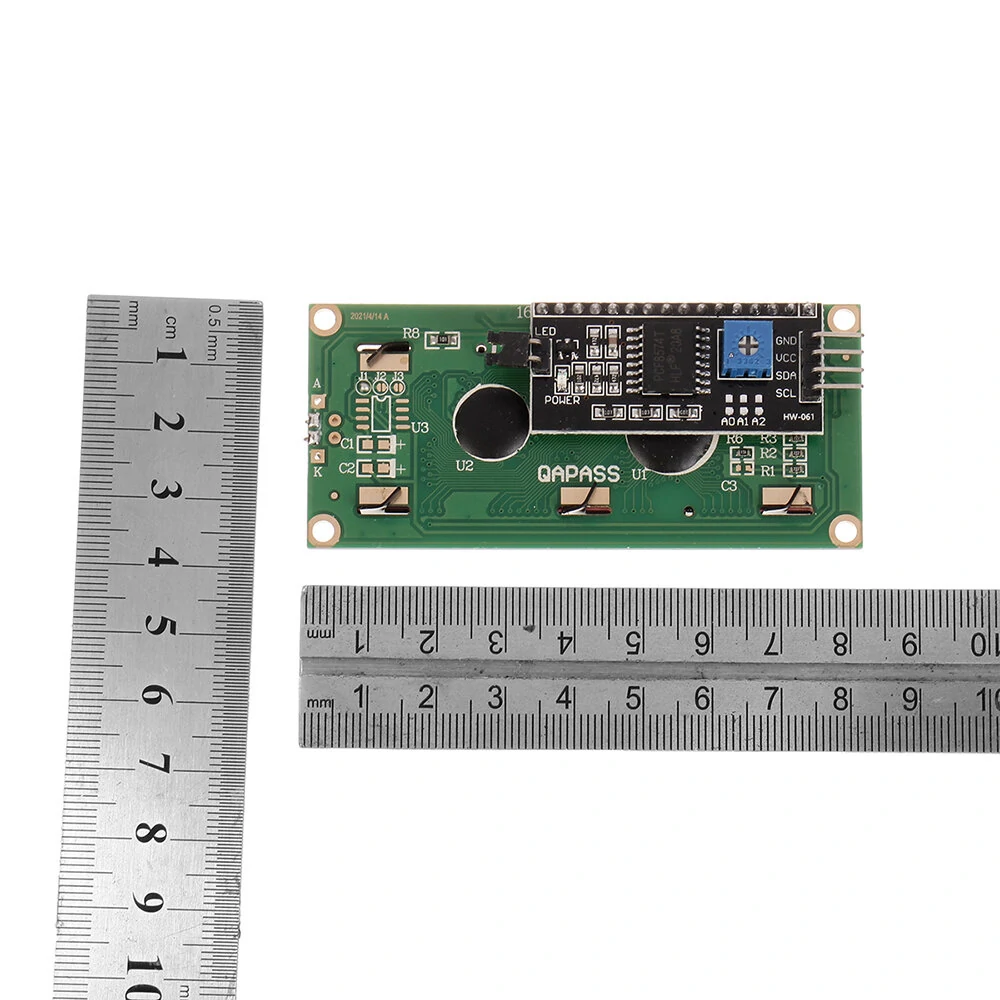 HW-060B 1602 LCD 5V Yellow-green Screen IIC I2C Interface Module 1602 LCD Display Adapter Board — view 9