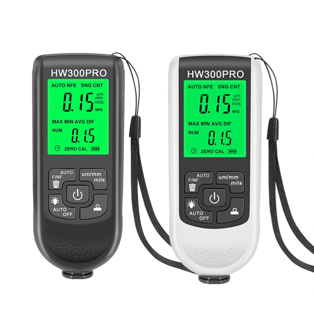 HW-300PRO Coation Thickness Gauge 0-2000UM Car Paint Film Thickness Tester Car Coating Measuring Tools Automotive Paint Meter — Pricio