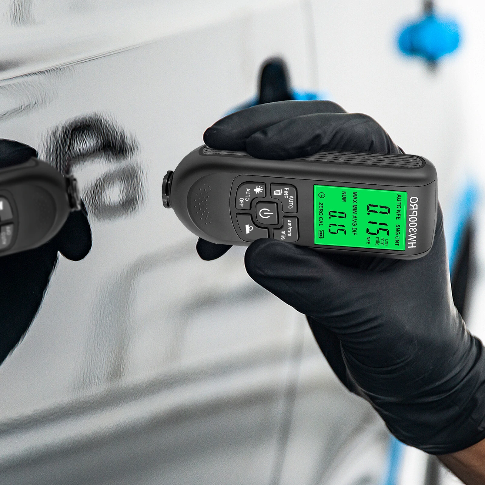 HW-300PRO Coation Thickness Gauge 0-2000UM Car Paint Film Thickness Tester Car Coating Measuring Tools Automotive Paint Meter — view 8