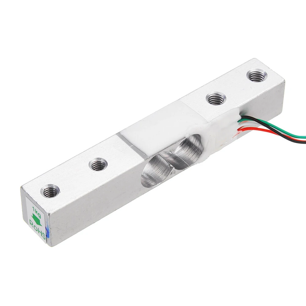 HX711 24bit AD Module + 1kg Aluminum Alloy Scale Weighing Sensor Load Cell Kit Geekcreit for Arduino - products that work with official Arduino boards — view 5