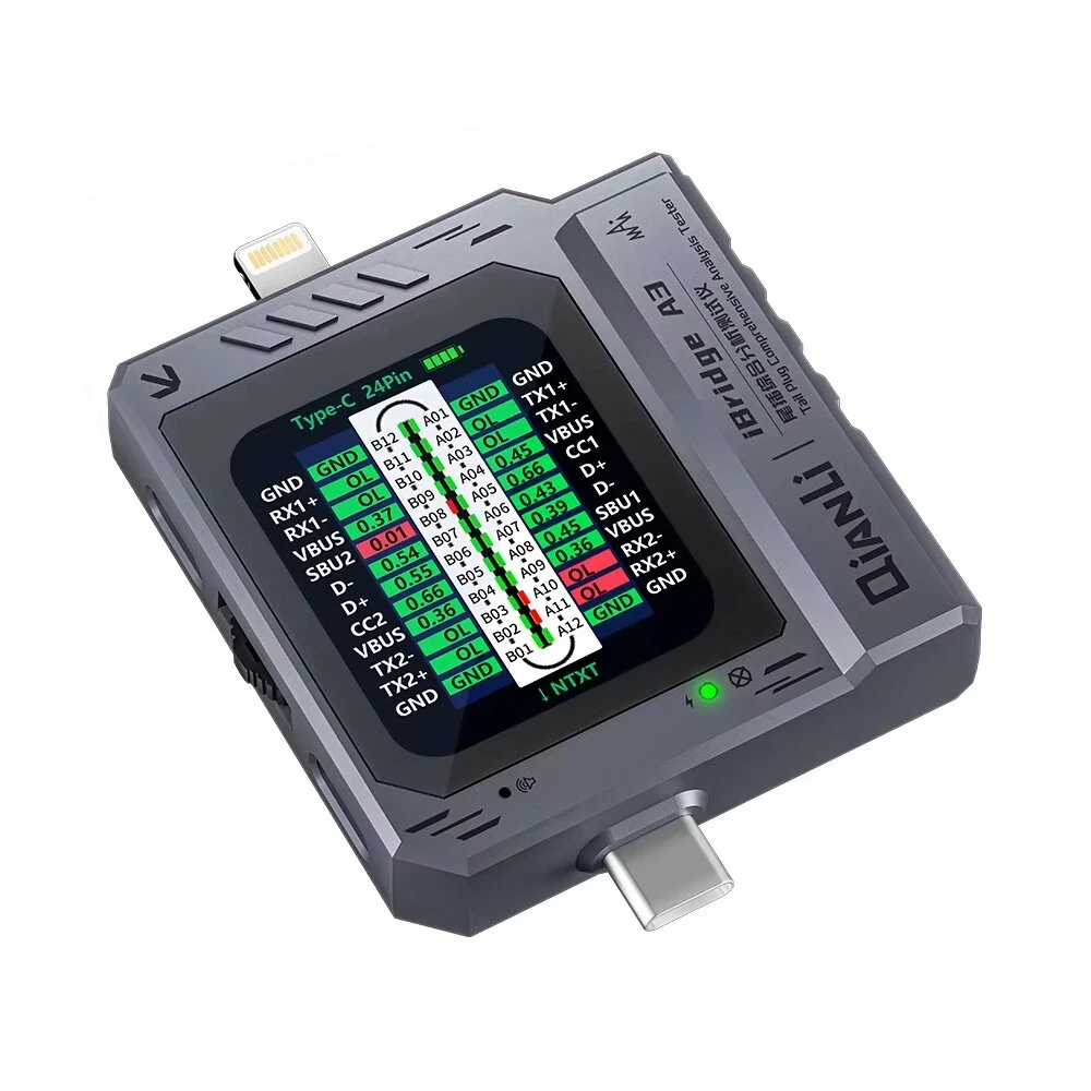 IBridge A3 Tail Plug Comprehensive Analysis Tester Multi-Device Compatibility Type-C USB Auto monitoring Portable Diagnostic Tool — image 1