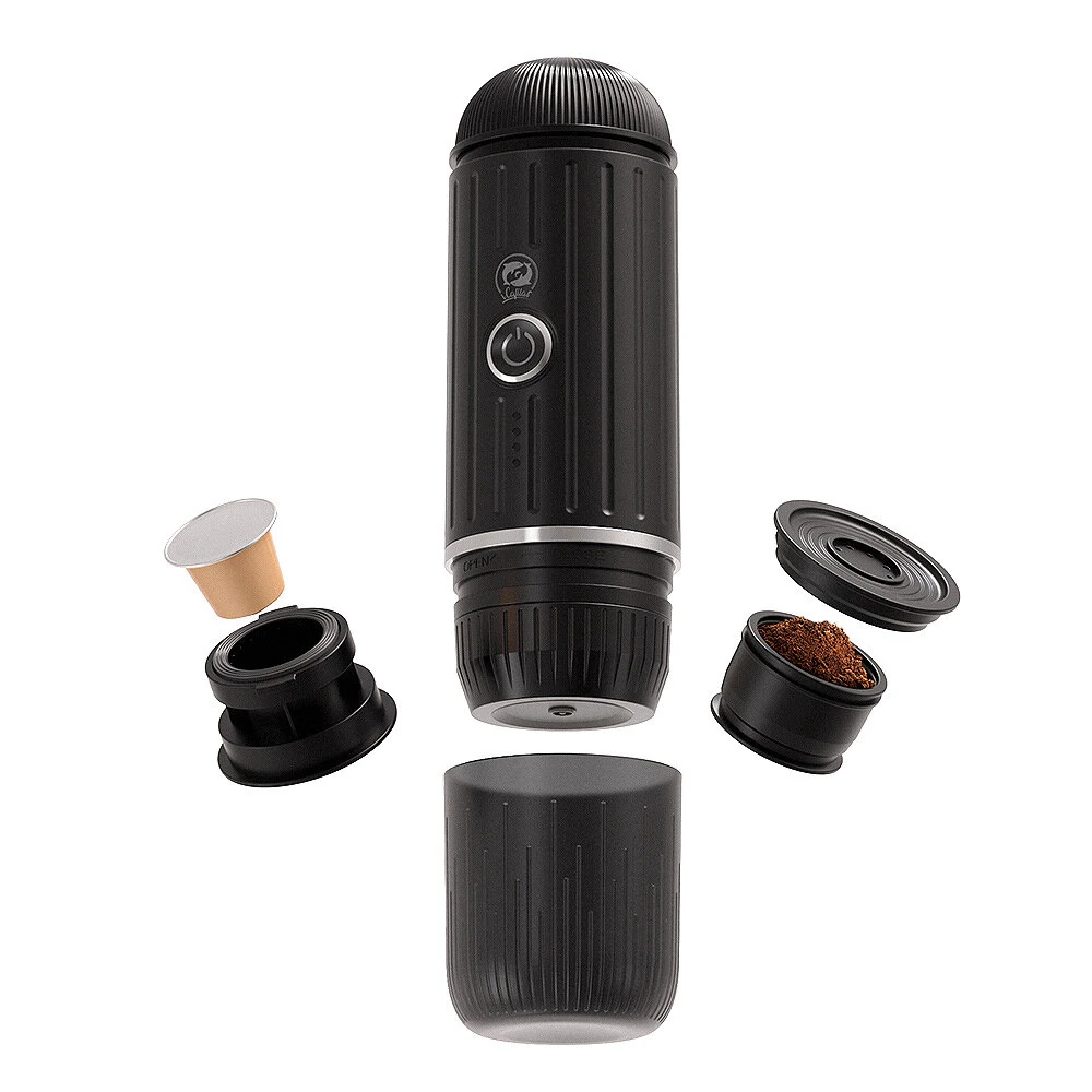 ICafilas Portable Italian Capsule Coffee Machine Capsule Powder Dual-Purpose Handheld Cordless Heating Outdoor Coffee Machine — view 3