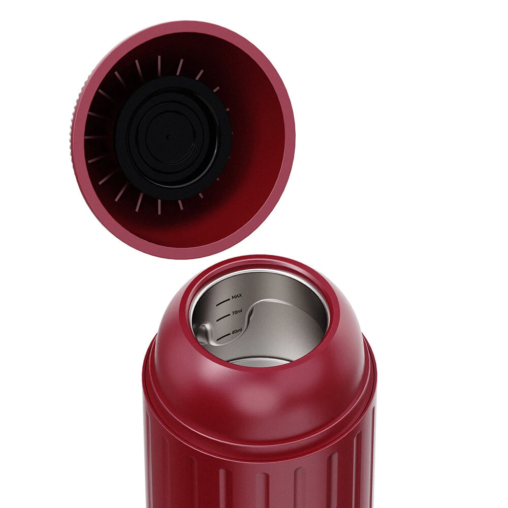 ICafilas Portable Italian Capsule Coffee Machine Capsule Powder Dual-Purpose Handheld Cordless Heating Outdoor Coffee Machine — view 4