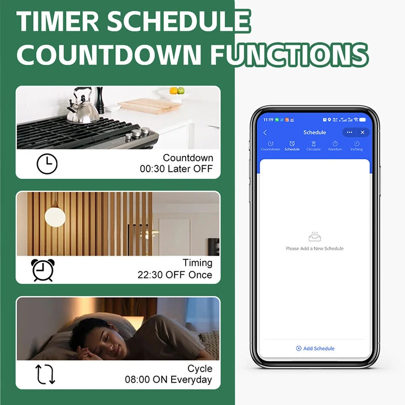 IH-S09 Tuya 1-4CH Zigbe Smart Switch Module 16A/Channel APP Remote Control Timer Schedule Countdown Functions Voice Control with Alexa Google Assistant — view 4