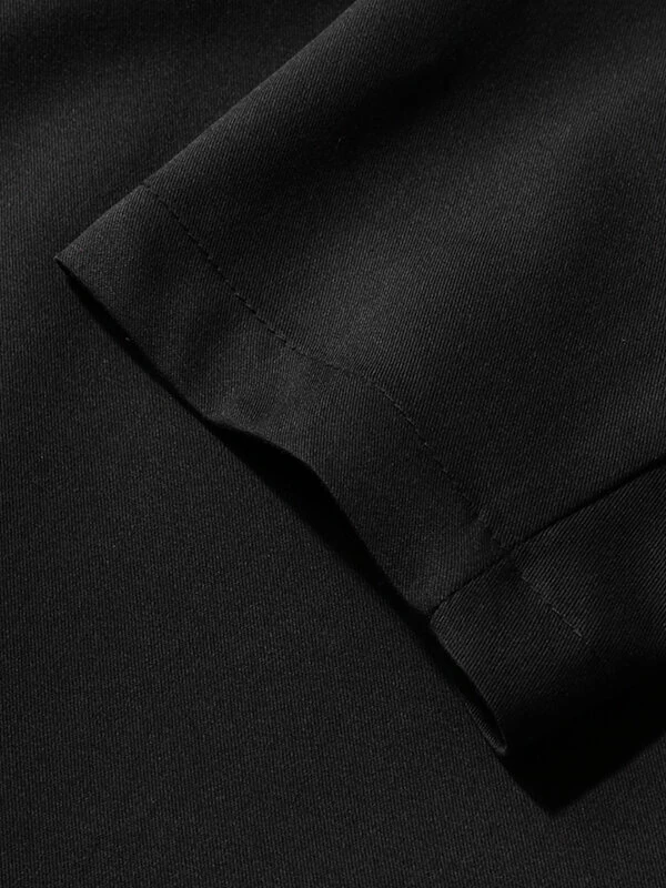 INCERUN Mens Casual Blazer Solid Collarless Casual Long Sleeve Business Blazer — view 8