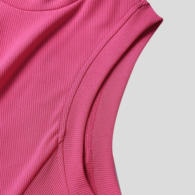 INCERUN Mens Tank Tops Fashion-forward Males Solid Color Knitted High-necked Vest Summer Comfy Sleeveless Men's Top Clothing — view 7