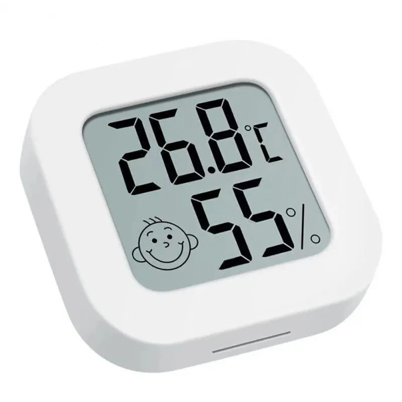 Indoor Digital LCD Thermometer Hygrometer Electronic Temperature Humidity Meter Sensor Gauge with Air Comfort Indicator for Home Office Bedroom Living Room Bathroom School — view 2