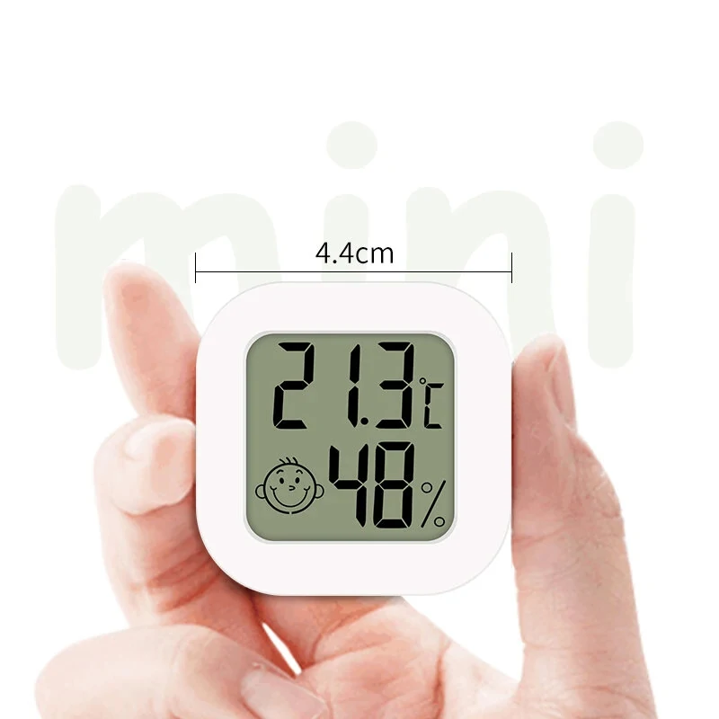 Indoor Digital LCD Thermometer Hygrometer Electronic Temperature Humidity Meter Sensor Gauge with Air Comfort Indicator for Home Office Bedroom Living Room Bathroom School — view 6
