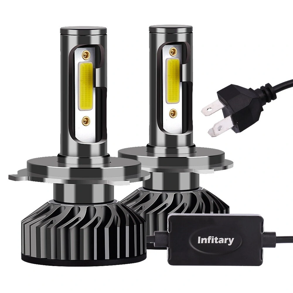 INFITARY 12V H4 H7 H11 COB LED Car Headlight Bulbs Super Bright Modified Auto Light F2 — Infitary