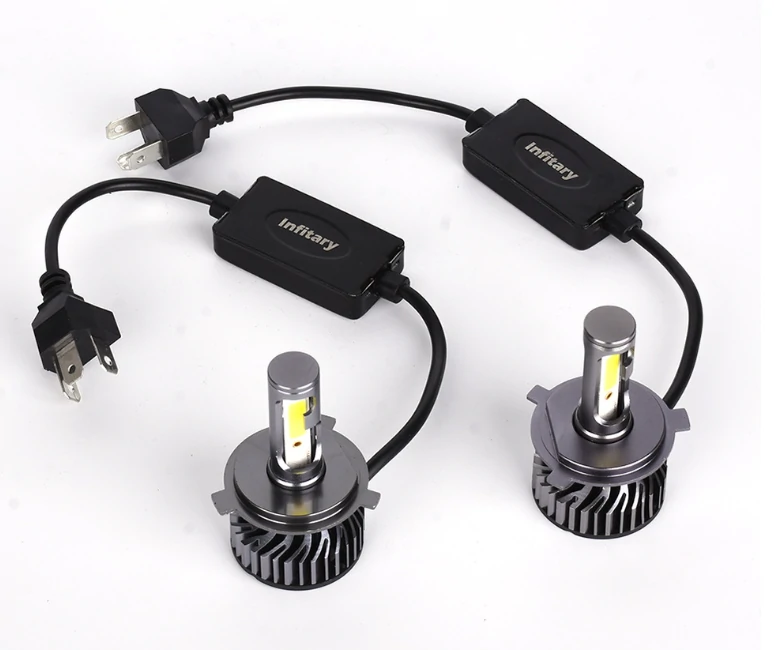 INFITARY 12V H4 H7 H11 COB LED Car Headlight Bulbs Super Bright Modified Auto Light F2 — view 4