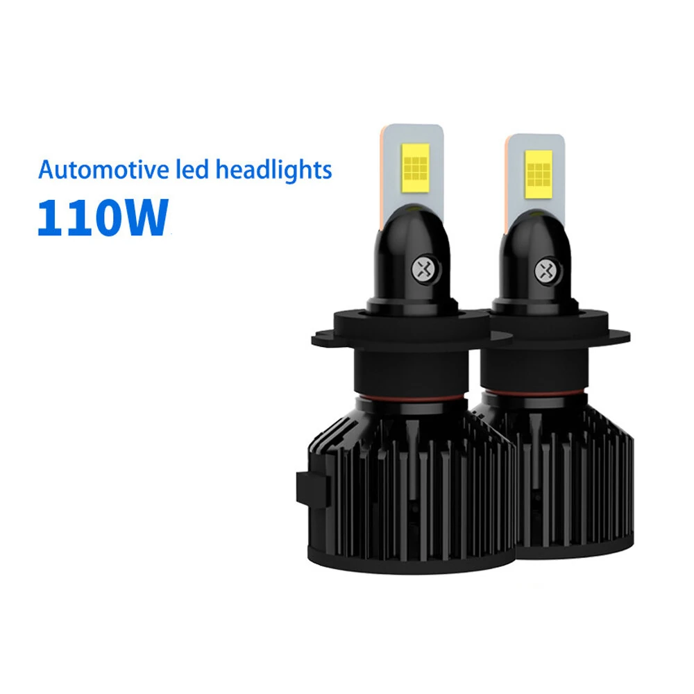 INFITARY V2A H1/H4/H7/H11/9005/9006/880 110W 6500K Car LED Headlight Bulb IP67 Waterproof Automotive Headlights High Brightness Bulbs — view 3