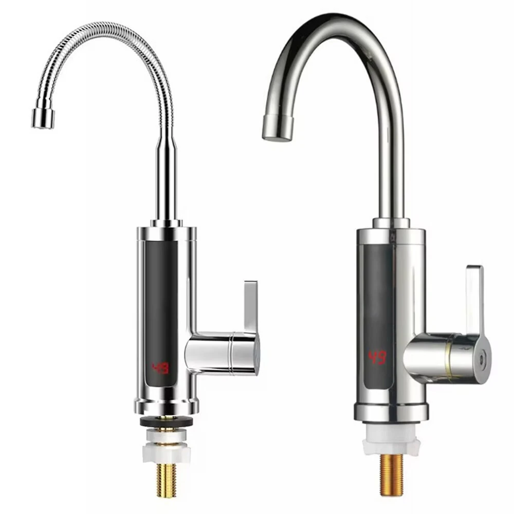 Instant 3000W Electric Heating Faucet 110V/220V Rapid Heating Adjustable Temperature IPX4 Waterproof for Kitchen Bathroom — Instant