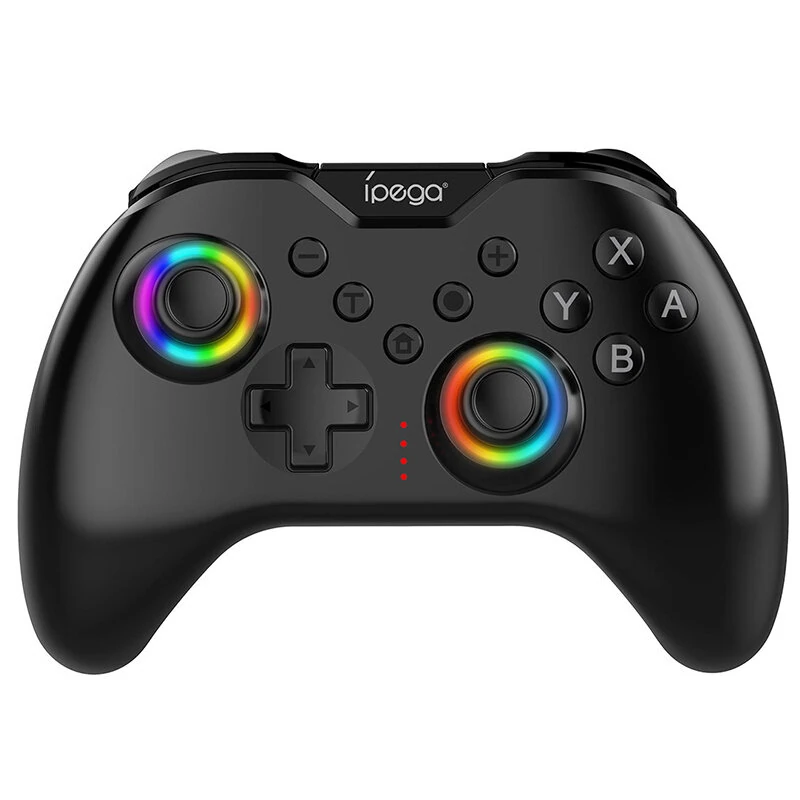 Ipega PG-SW123A Wireless RGB Gaming Controller for Nintendo Switch Mechanical Buttons Turbo Function Gyro Dual Vibration Programmable Back Buttons Six-axis Gamepad